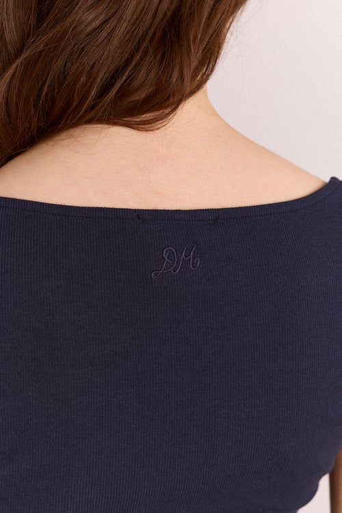 Image of 1-Camiseta  Posie short sleeve navy