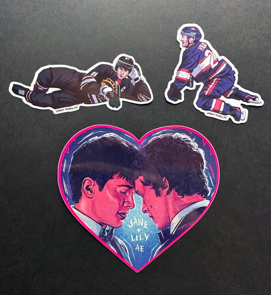 Image of Heated Hockey sticker pack