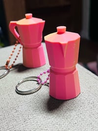 Image 7 of Mini Coffee Maker Keychain | 3D Printed Moka Pot Keychain | Coffee Bag Charm