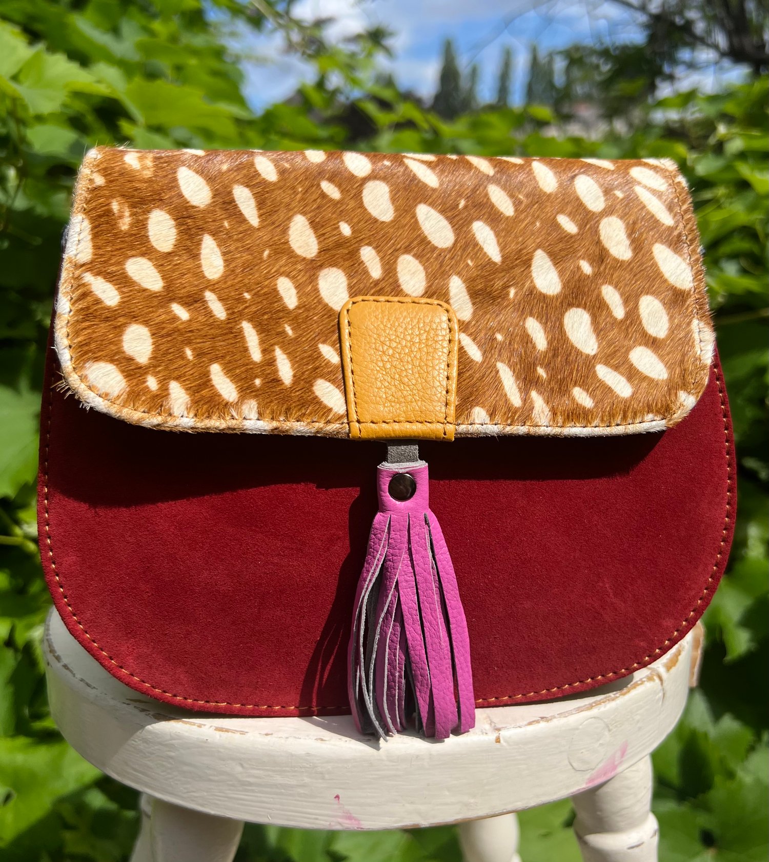 Image of Tassle bag Round #26RB