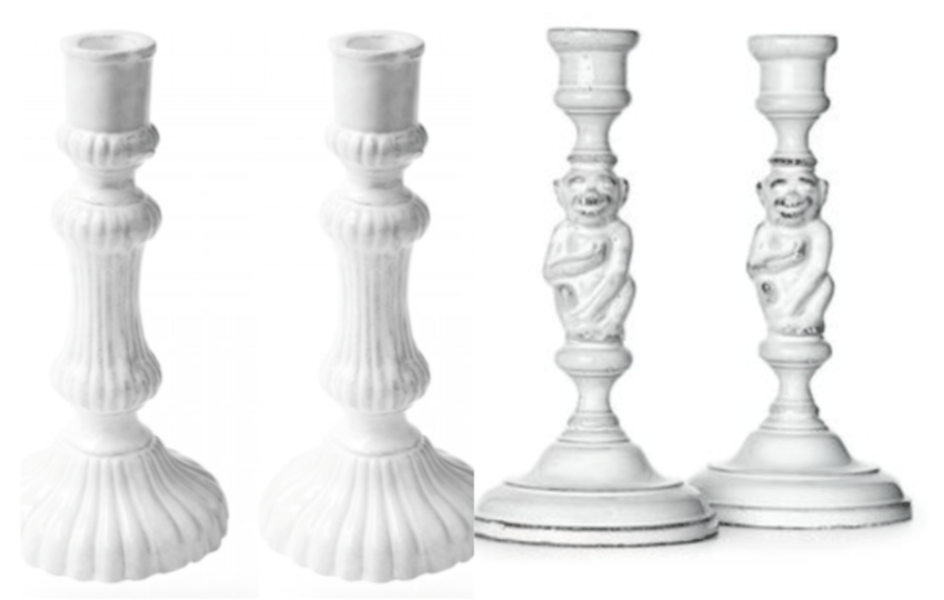 Astier De Villatte Candlesticks - Image 1 of 3