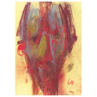 Image 1 of Hugh - Sketchbook Drawing in Soft Pastels on Paper 