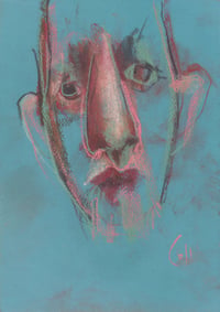 Image 2 of Float - Sketchbook Drawing in Soft Pastels on Paper 