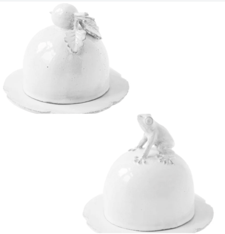 Astier De Villatte Butter Dishes (Frog or Radish) - Image 1 of 3