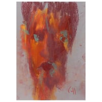 Image 1 of See - Sketchbook Drawing in Soft Pastels on Paper 