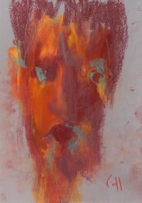 Image 2 of See - Sketchbook Drawing in Soft Pastels on Paper 