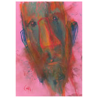 Image 1 of Hold - Sketchbook Drawing in Soft Pastels on Paper 