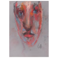 Image 1 of Helen - Sketchbook Drawing in Soft Pastels and Charcoal  on Paper 