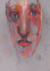 Image 2 of Helen - Sketchbook Drawing in Soft Pastels and Charcoal  on Paper 