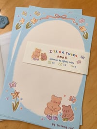 Image 2 of "i'll be there" bear letter set