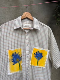 Image 2 of Blue flower impression - M
