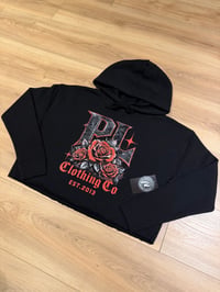 Image 3 of PL Ladies Cropped Hoodie 