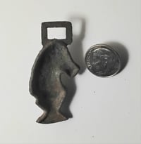 Image 2 of Virginia Confederate Cavalry solid brass headgear insignia