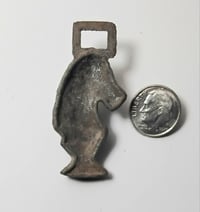 Image 4 of Virginia Confederate Cavalry solid brass headgear insignia