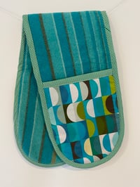 Striped Oven Mitt