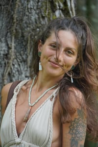 Image 3 of Salty Bloom- Necklace (sea urchin spike)