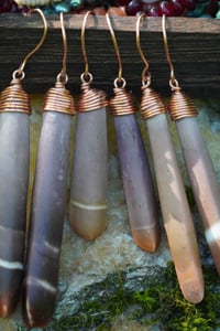 Image 6 of Pacific Haze- Earrings (sea urchin spikes)