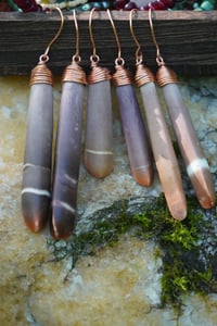 Image 5 of Pacific Haze- Earrings (sea urchin spikes)
