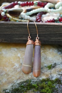 Image 3 of Pacific Haze- Earrings (sea urchin spikes)