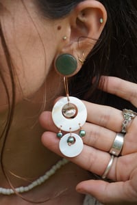 Image 4 of Sun Spiral- Earrings
