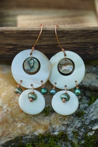 Image 3 of Sun Spiral- Earrings