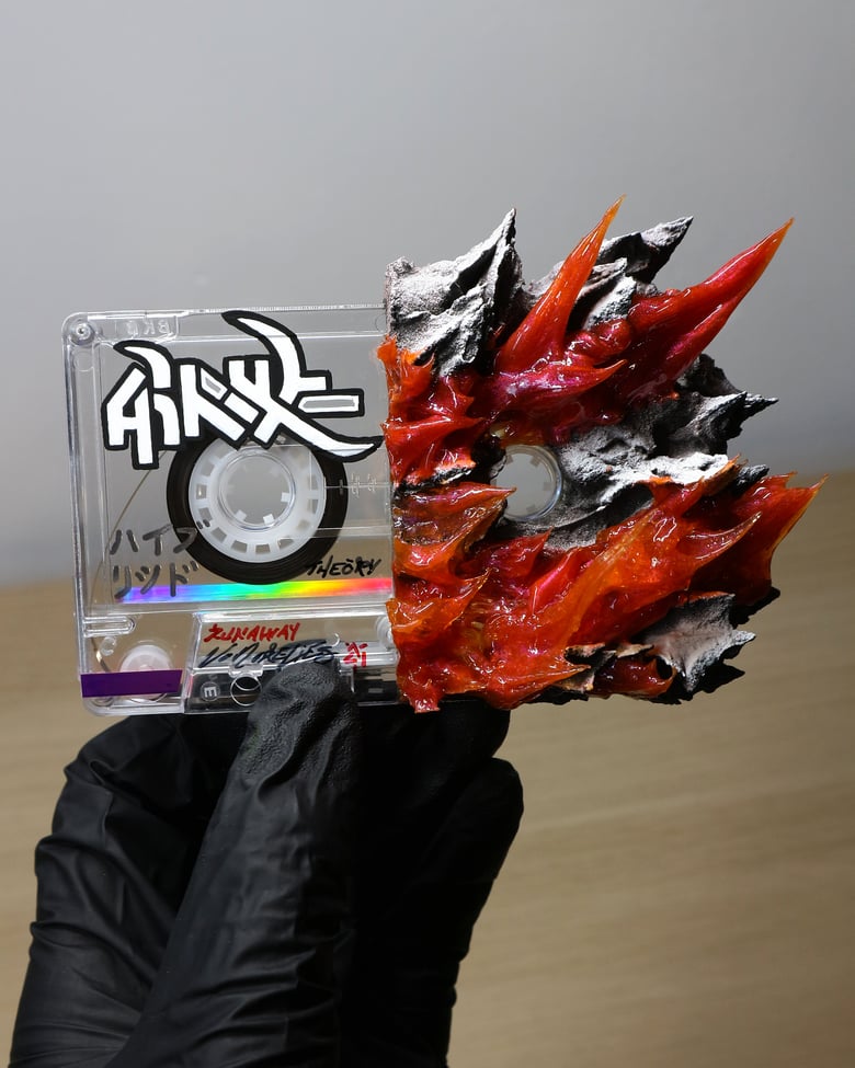 Image of "HYBRID THEORY" - Original Cassette painting #011