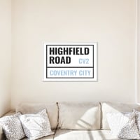Image 2 of Highfield Road Sign Print