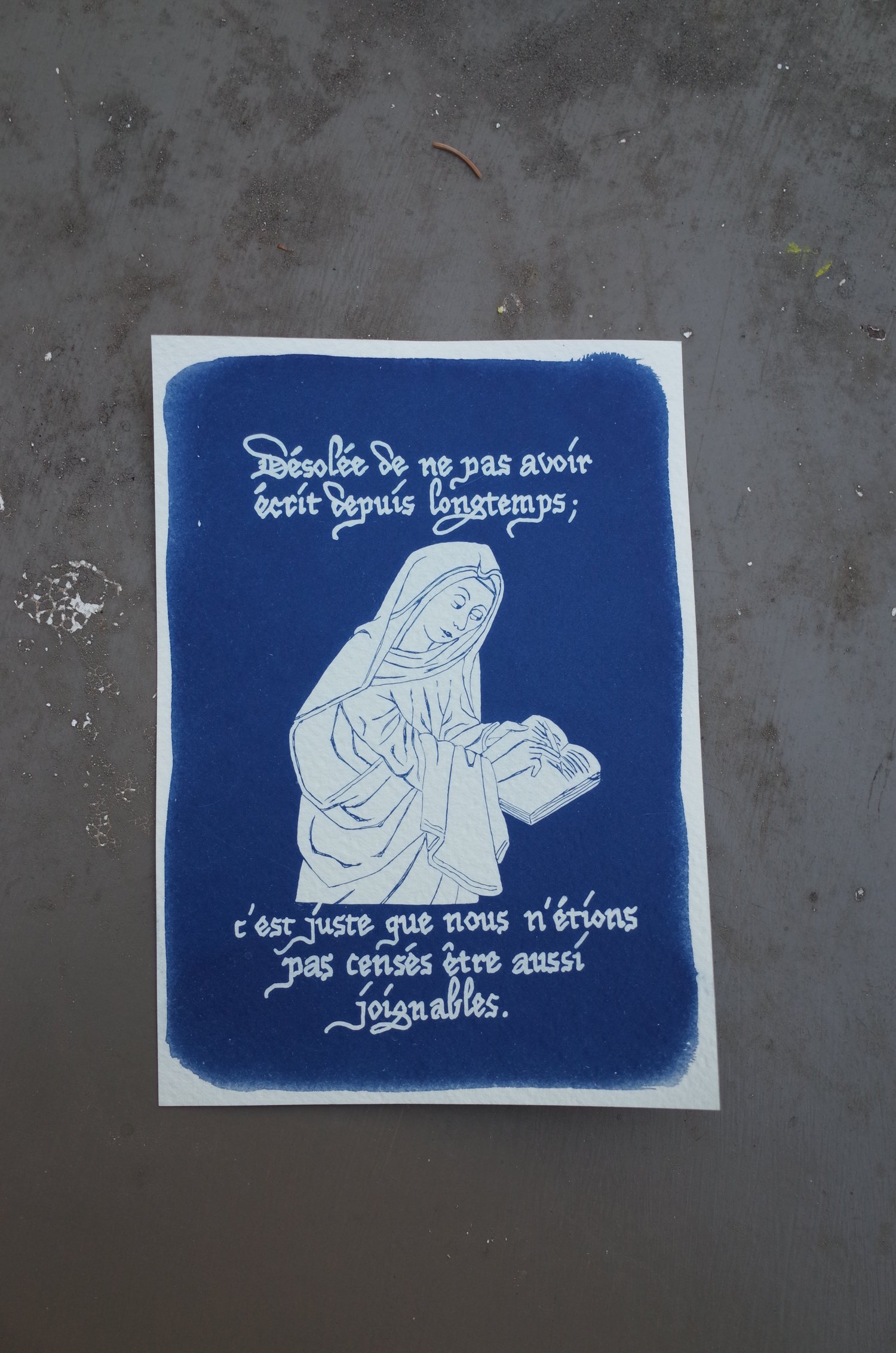 Copy of DAPHNE - gravure pointe sèche sur tetrapak