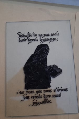 Copy of DAPHNE - gravure pointe sèche sur tetrapak