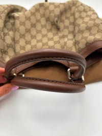 Image 6 of Gucci Sukey GG Canvas Brown Leather Bag