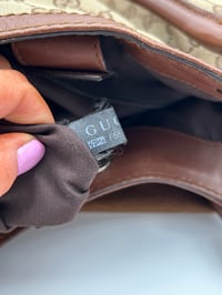 Image 18 of Gucci Sukey GG Canvas Brown Leather Bag