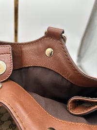Image 14 of Gucci Sukey GG Canvas Brown Leather Bag