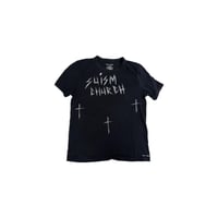 Hand Painted Sean Sassu Cross t shirt 
