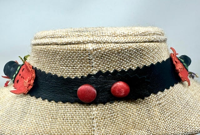 Oya Flower Garland Necklaces - Red Mix - One of A Kind - Image 5 of 5