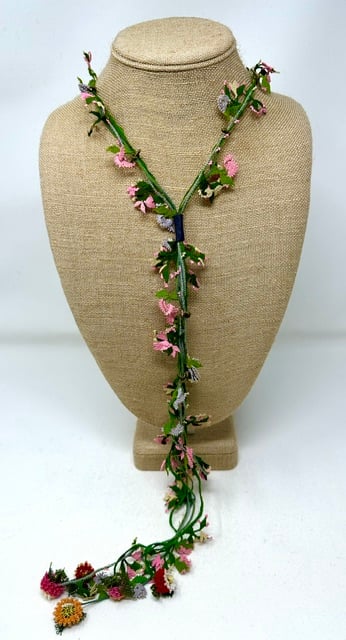 Oya Flower Garland Necklaces- Lariat Style - Image 1 of 4