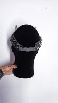 Image 10 of Chrome Horn Visor - Acid wash