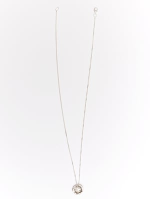 Objet n°1 - "Un Bouton" Necklace in Silver Sterling 925