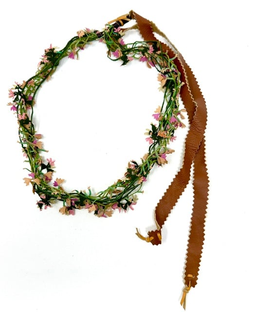 Oya Flower Garlands- Long with Ties  - Image 3 of 3