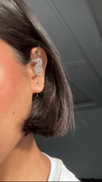Image 1 of BTS SUGA Daechwita Ear Wrap Crawler Silver