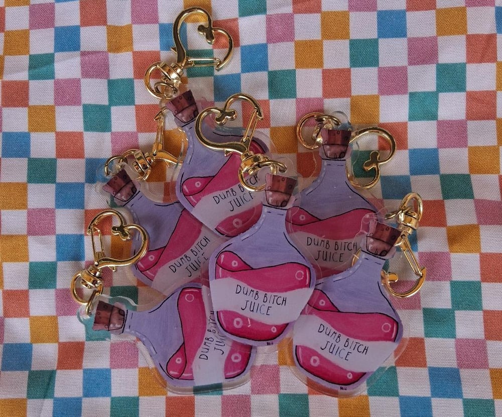 Image of Dumb B*tch Juice Keychain