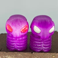 Image 2 of Skellys- tie die purp/orange 