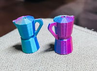 Image 1 of 1 Mini Coffee bead | 3D Printed Moka Pot Keychain | Coffee Bag Charm, beaded pen