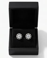 Star Moissanite Push Back Earrings