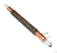 Image 1 of HEALER'S  WAND - Eagle - Arkansas Quartz - 10