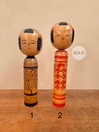 Image 1 of Vintage Kokeshi dolls 10