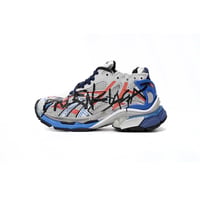 Image 1 of Balenciaga Runner White And Blue Printing