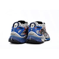 Image 2 of Balenciaga Runner White And Blue Printing