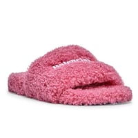 Image 3 of Balenciaga Furry Slide Pink