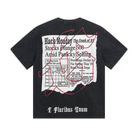 Image 2 of Godspeed T-shirt black news paper