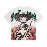 Image 1 of Godspeed T-shirt  white skeleton